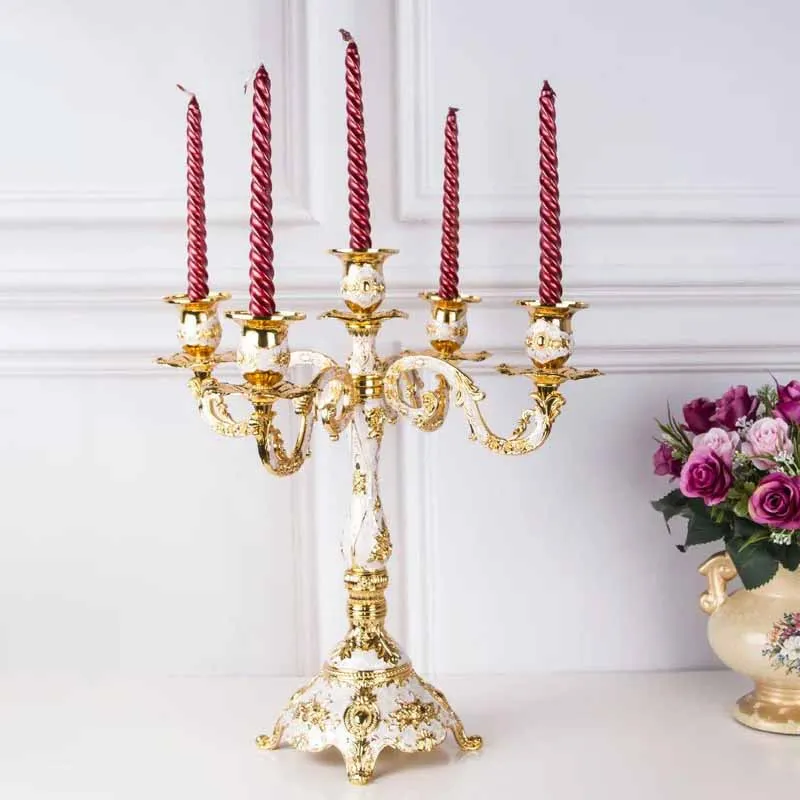 Vintage Collectible Glass - Nordic Vintage 3 Arm Candle Holders