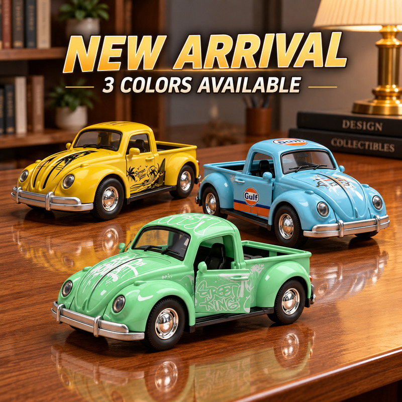 Vintage Collection - NEW 1:36 Vintage Beetle-Style Pickup Truck