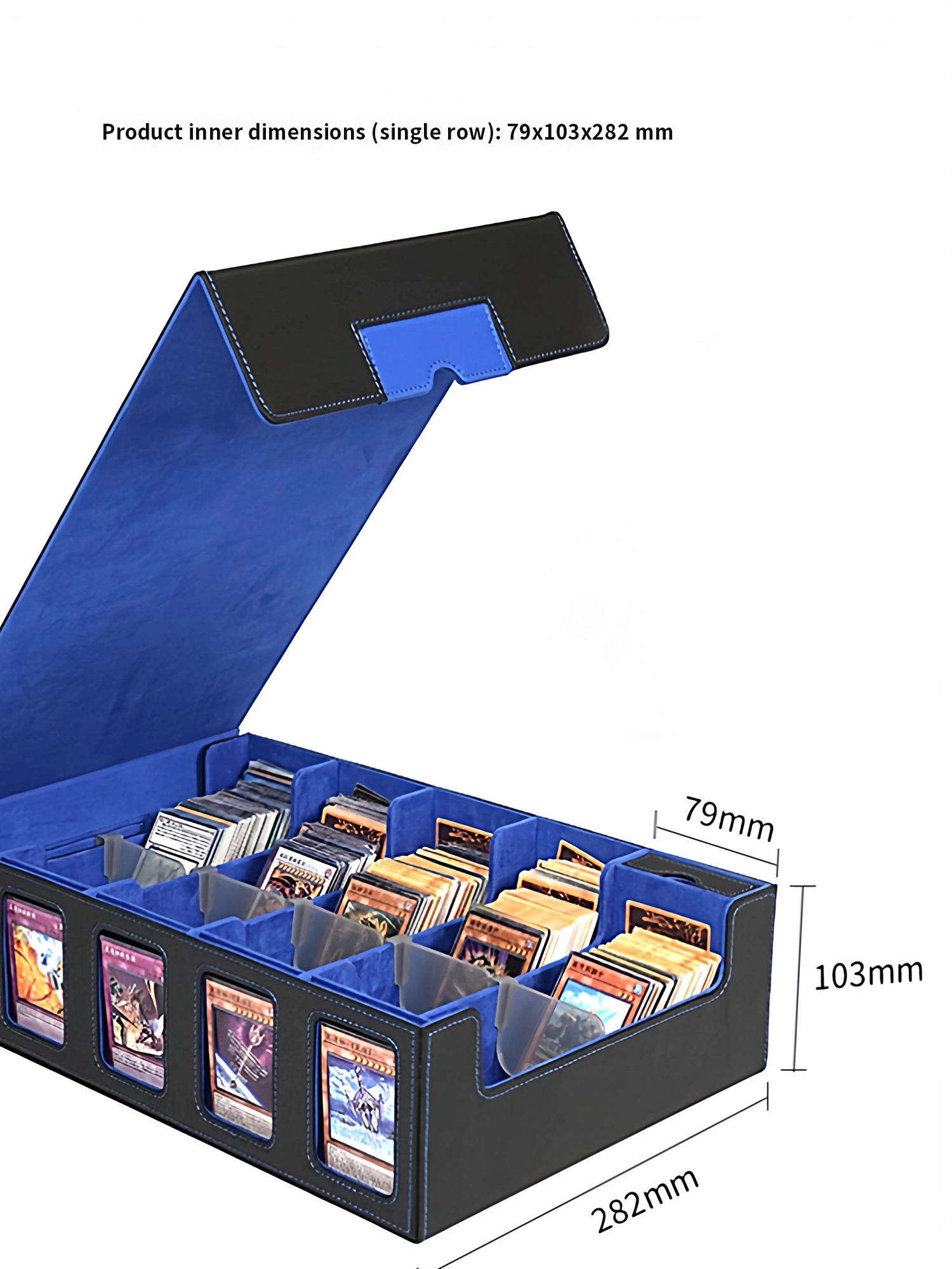Collectible Collection - Multi‑Compartment PU Leather TCG Card Storage