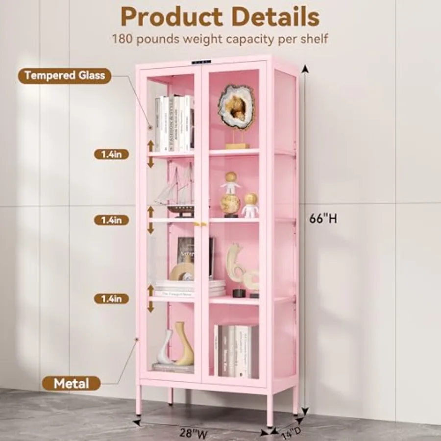 66 Glass Display Cabinet with  - огляд і ціна Collectible Collection