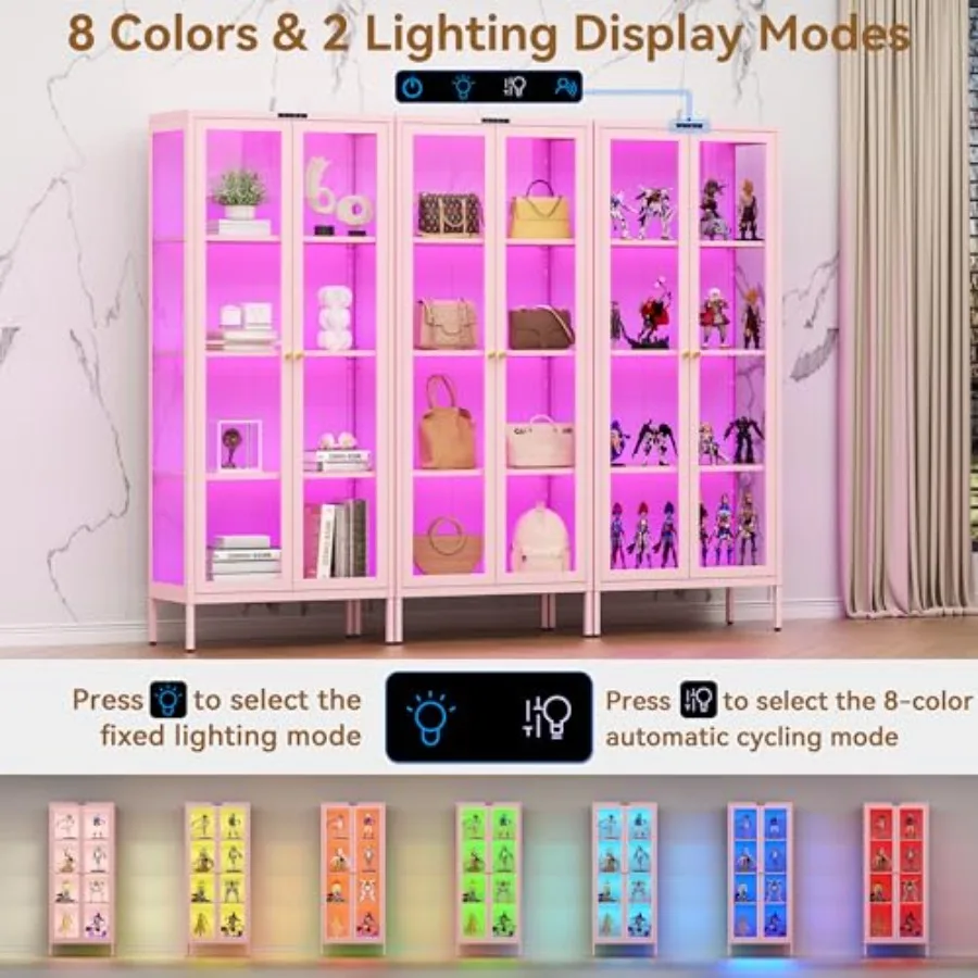 66 Glass Display Cabinet with  - огляд і ціна Collectible Collection