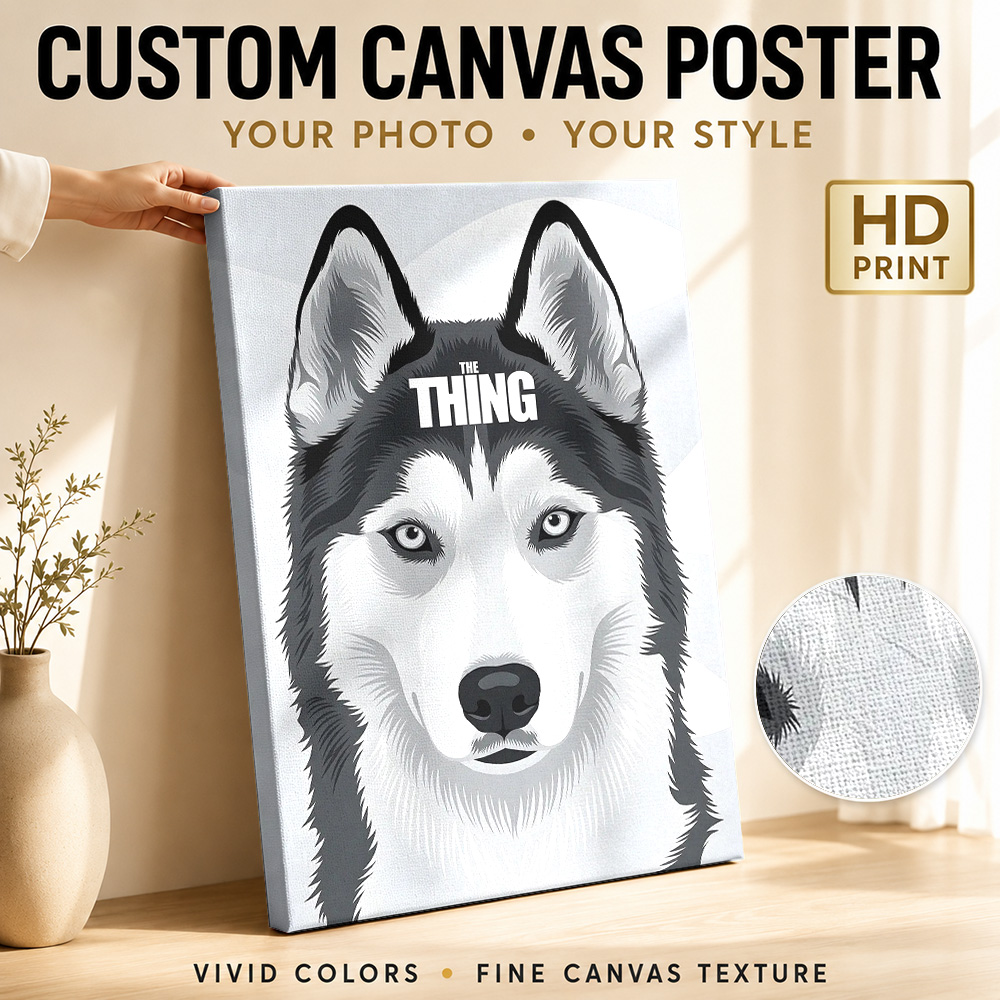 The Thing Husky Movie Canvas P - огляд і ціна Collectible Vintage Photos