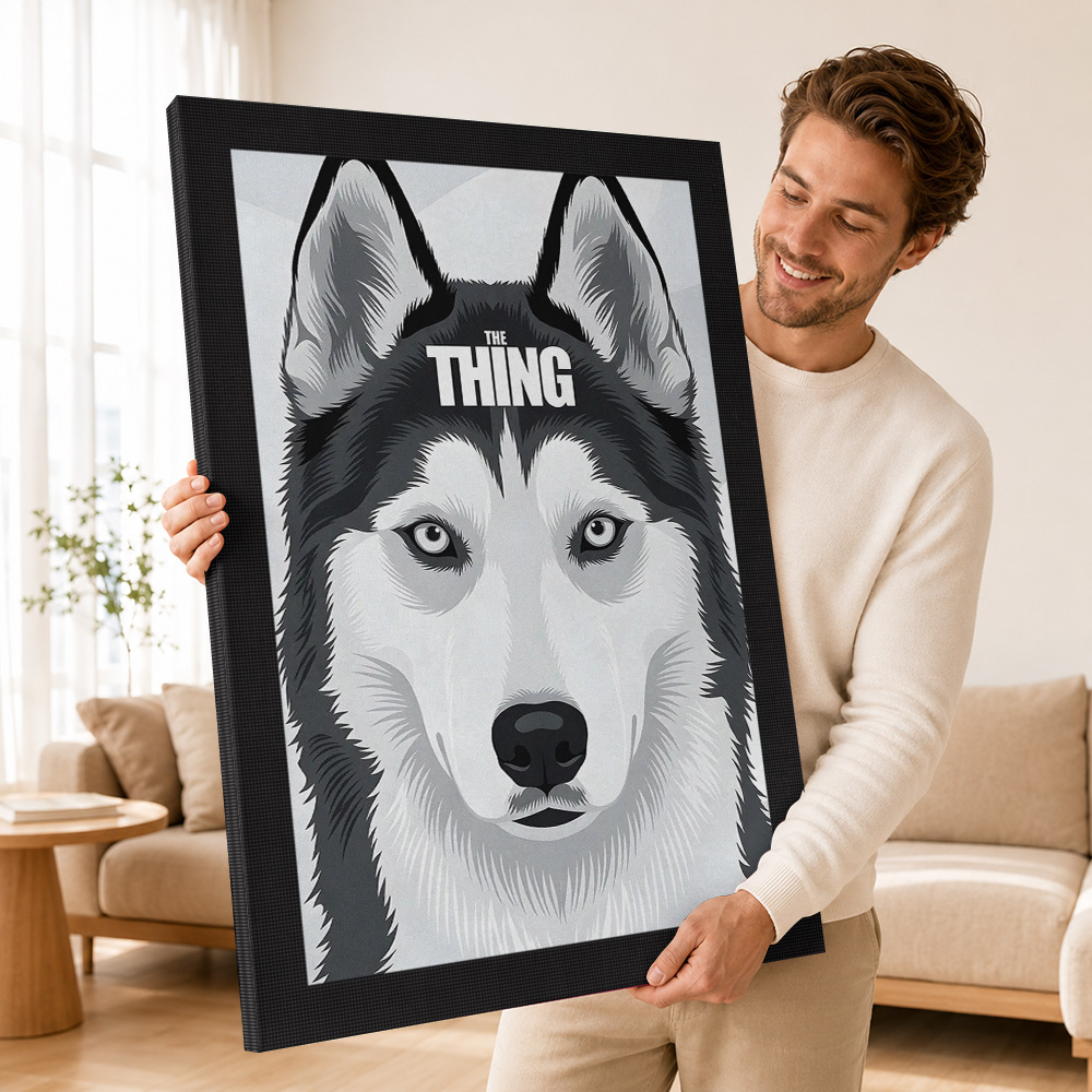The Thing Husky Movie Canvas P - огляд і ціна Collectible Vintage Photos