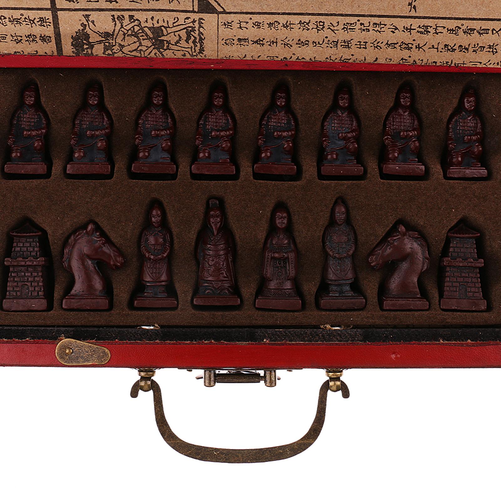 Folding Chess Board Game Resin - огляд і ціна Vintage Collectible Board Games