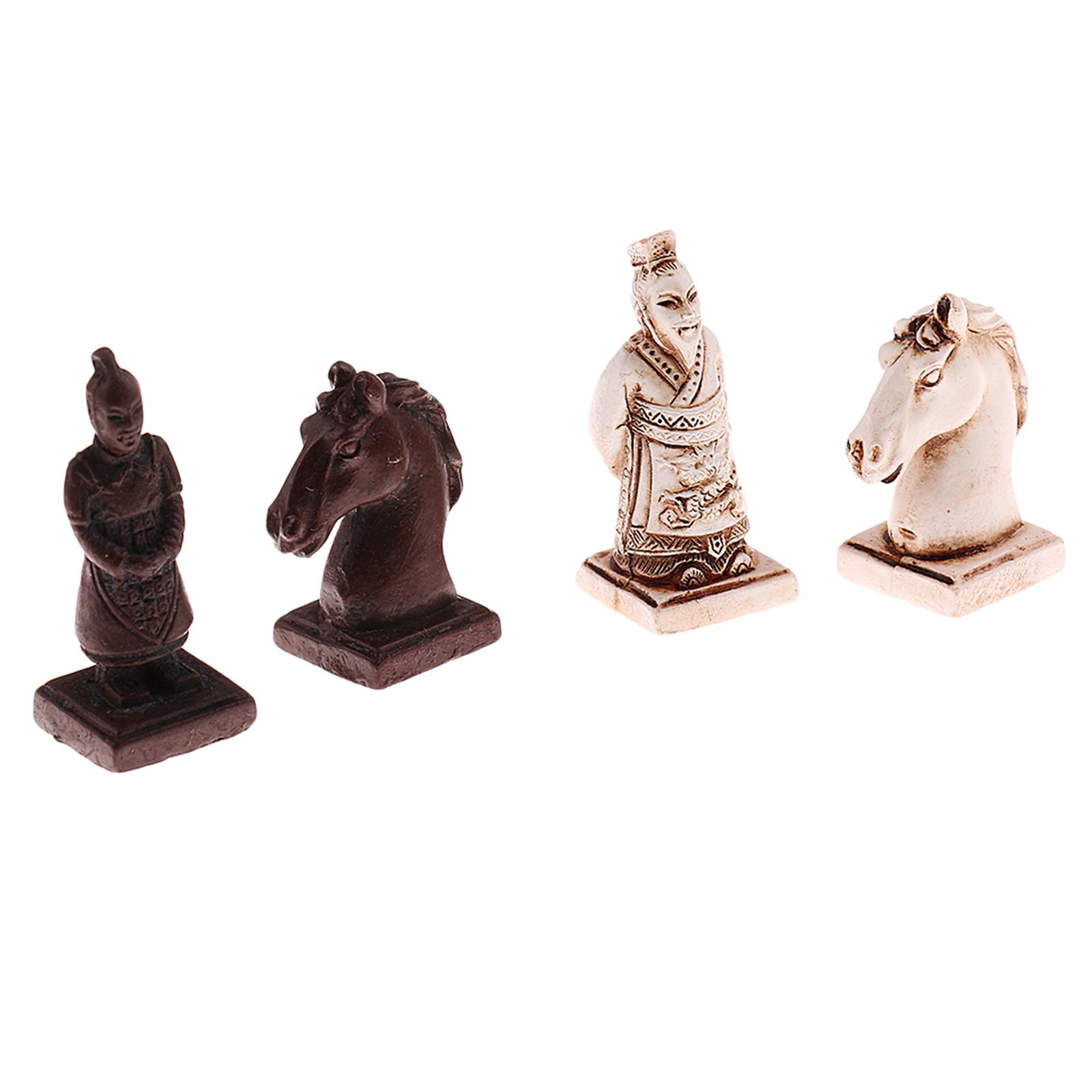 Folding Chess Board Game Resin - огляд і ціна Vintage Collectible Board Games