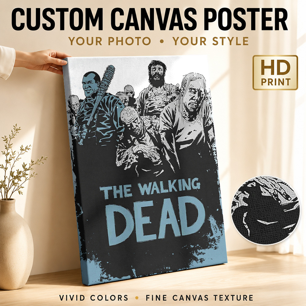 The Walking Dead Canvas Poster - огляд і ціна Collectible Vintage Photos