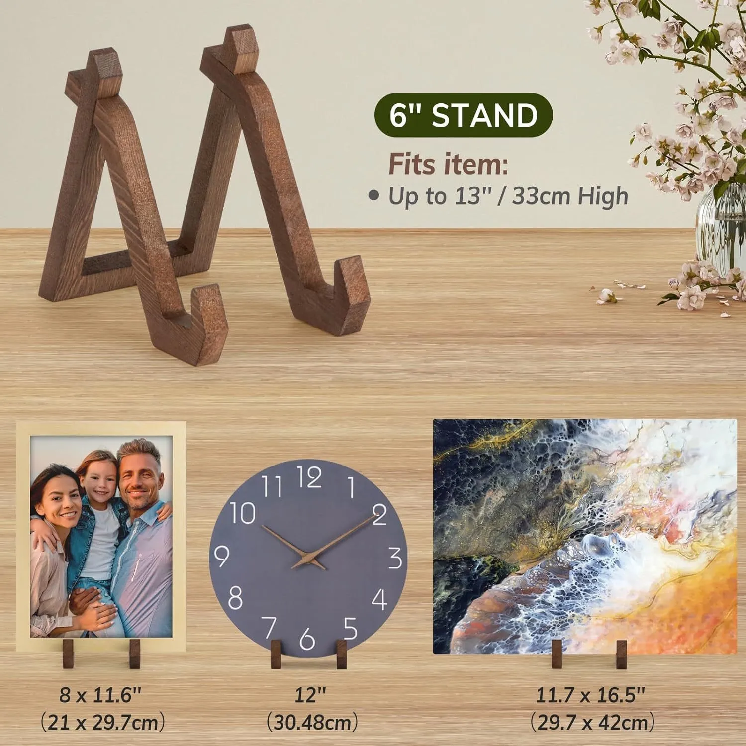 Vintage Desktop Wooden Plate H - огляд і ціна Collectible Vintage Photos