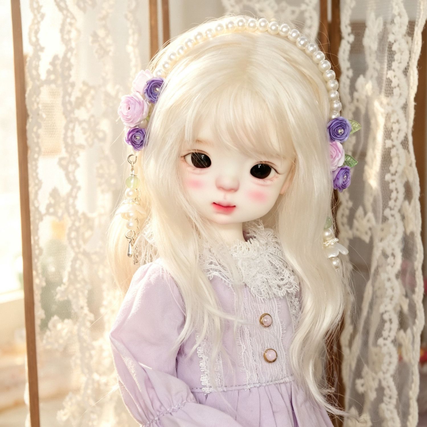 Hand Made Pearl Flower Doll He - огляд і ціна Vintage Collectible And Vintage Dolls
