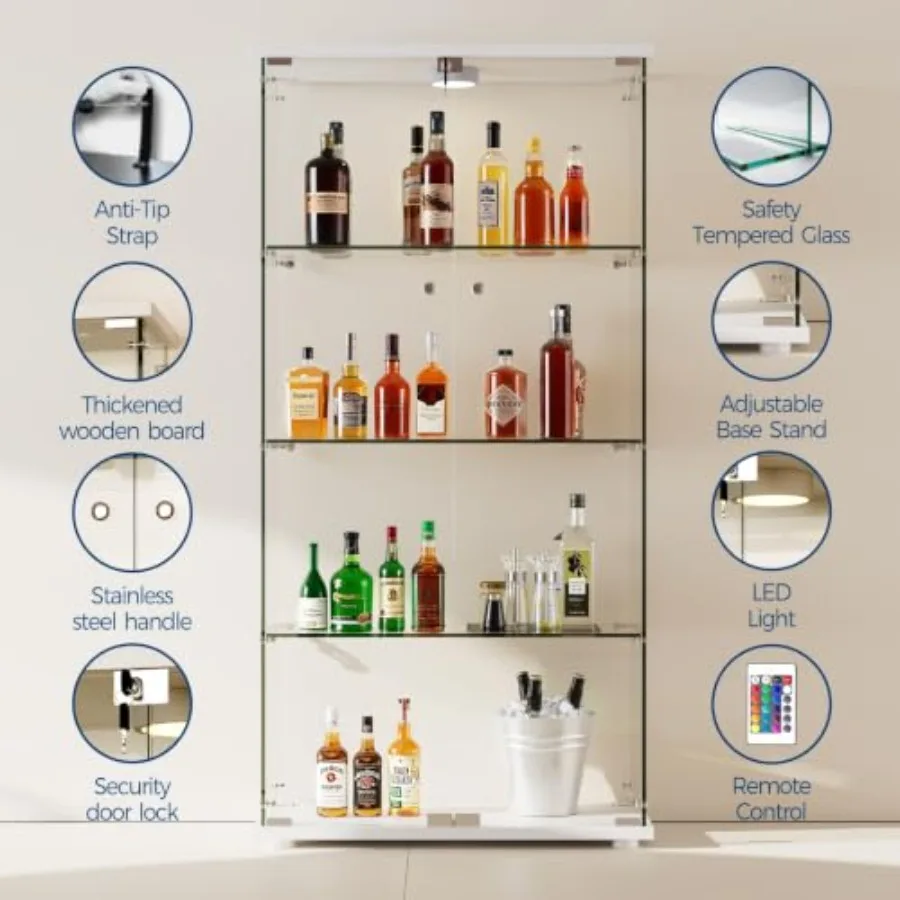 Tempered Glass Display Cabinet - огляд і ціна Collectible Collection
