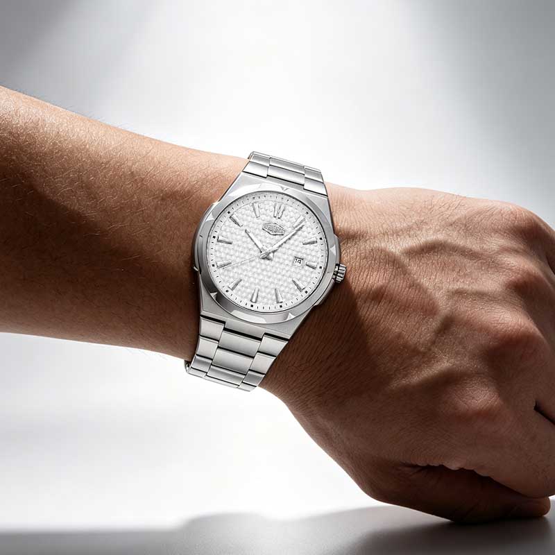 HEROFORCE Silver White Men Wri - огляд і ціна Vintage Collectible Watches
